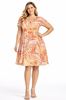 Picture of PRINTED DRESS STRETCH A LINE